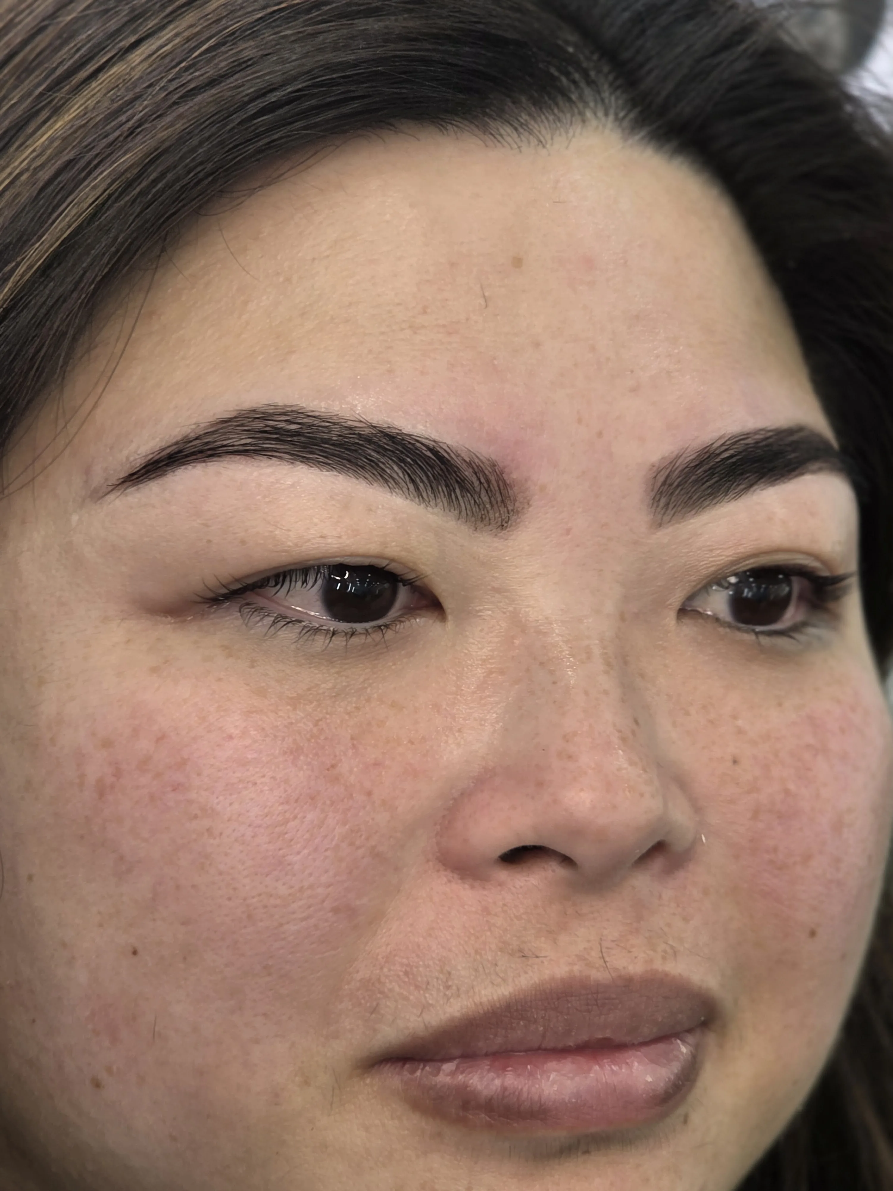 Brow lamination result