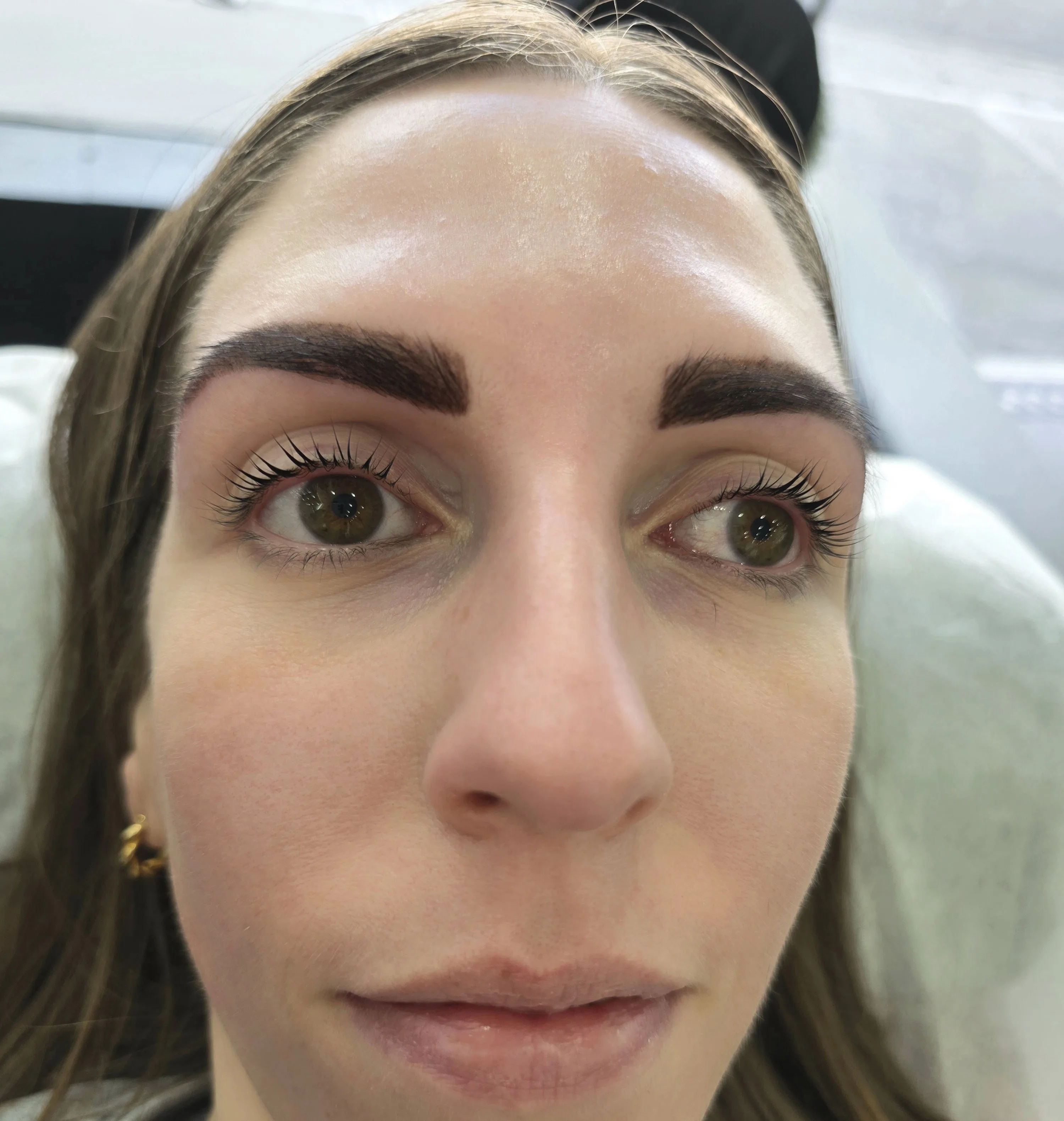 Brow and lash lift result